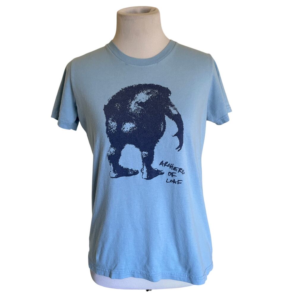 Archers of Loaf Blue Indie Rock Band Tee American Apparel Youth 12